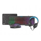 Комплект Fury Gaming Combo Set 4in1 Thunderstreak 3.0 Keyboard + Mouse + Headphones + Mousepad, US Layout