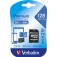 Памет Verbatim micro SDXC 128GB Class 10 (Incl. Adaptor)