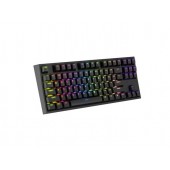 Клавиатура Genesis Gaming Keyboard Thor 404 TKL Black RGB Backlight US Layout Brown Switch