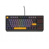 Клавиатура Genesis Gaming Keyboard Thor 230 TKL Anchor Gray Negative US RGB Mechanical Outemu Red