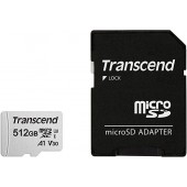 Памет Transcend 512GB microSD w/ adapter UHS-I U3 A1