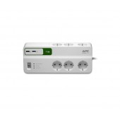 Филтър APC Essential SurgeArrest 6 outlets with 5V, 2.4A 2 port USB charger, 230V Germany