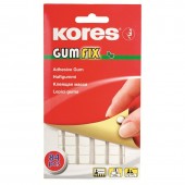 Монтажни лепенки Kores Glue Dots Перманентни, 64 бр. Прозрачни