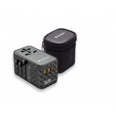 Адаптер Verbatim UTA-06 GaN III Universal Travel Adapter with 2 x USB-C PD 100W & QC 4+ / 2 x USB-A QC 3.0