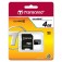 Памет Transcend 4GB micro SDHC (with adapter, Class 4)