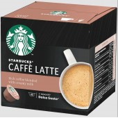 Кафе капсула Starbucks Caffe Latte 12 бр., съвместими с Dolce Gusto