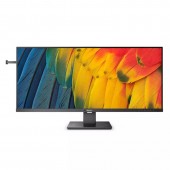 Монитор Philips 40B1U5600, 40" IPS WLED, 3440x1440@100Hz, 4ms GtG, 500cd m/2, 1200:1, DCR 50M:1, Adaptive Sync, FlickerFree, Low Blue Mode, 5Wx2, Tilt, Height Adjust, Swivel, HDMI, DP, USB hub, KVM