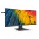 Монитор Philips 40B1U5600, 40" IPS WLED, 3440x1440@100Hz, 4ms GtG, 500cd m/2, 1200:1, DCR 50M:1, Adaptive Sync, FlickerFree, Low Blue Mode, 5Wx2, Tilt, Height Adjust, Swivel, HDMI, DP, USB hub, KVM