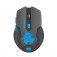 Мишка Fury Wireless gaming mouse, Stalker 2000DPI, Black-Blue