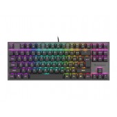 Клавиатура Genesis Mechanical Gaming Keyboard Thor 303 TKL RGB Backlight Red Switch US Layout Black