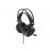 Слушалки Genesis Headset Neon 613 With Microphone RGB Illumination Black