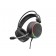 Слушалки Genesis Headset Neon 613 With Microphone RGB Illumination Black