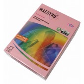 Цветен картон Maestro Color Розов пастел, А4, 250 л. 160 g/m2