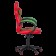 Геймърски стол с футболни мотиви Carmen 6304 - червено-зелен