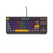 Клавиатура Genesis Gaming Keyboard Thor 230 TKL Anchor Gray Positive US RGB Mechanical Outemu Red