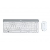 Комплект Logitech Slim Wireless Keyboard and Mouse Combo MK470 - OFFWHITE