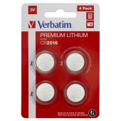 Батерия Verbatim LITHIUM BATTERY CR2016 3V 4 PACK