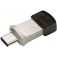 Памет Transcend 64GB JETFLASH 890S, USB 3.1 Type C, Silver Plating