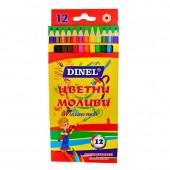 Цветни моливи Dinel 12 цвята