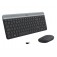 Комплект Logitech Slim Wireless Keyboard and Mouse Combo MK470 - GRAPHITE