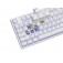 Клавиатура Genesis Gaming Keyboard Thor 404 TKL White RGB Backlight US Layout Yellow Switch