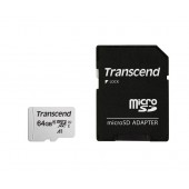 Памет Transcend 64GB microSD w/ adapter UHS-I U1 A1