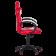 Геймърски стол с футболни мотиви Carmen 6300 - червено-бял