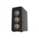 Кутия за компютър Fury PC Case Shobo SH4F RGB Midi Tower, Window, Black