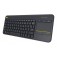 Клавиатура Logitech Wireless Touch Keyboard K400 Plus Black