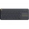 Клавиатура Logitech Wireless Touch Keyboard K400 Plus Black