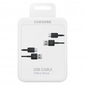 Кабел Samsung Cable USB-C to USB 2.0, 1.5m, 2pcs , Black