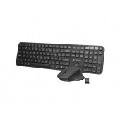 Комплект Natec Set 2 in 1 Keyboard Octopus + Mouse US Layout Wireless Bluetooth + 2.4 GHz USB