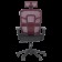 Ергономичен стол Carmen 7582 - червен-черен