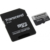 Памет Transcend 64GB micro SD with adapter UHS-I U3 A2 Ultra Performance