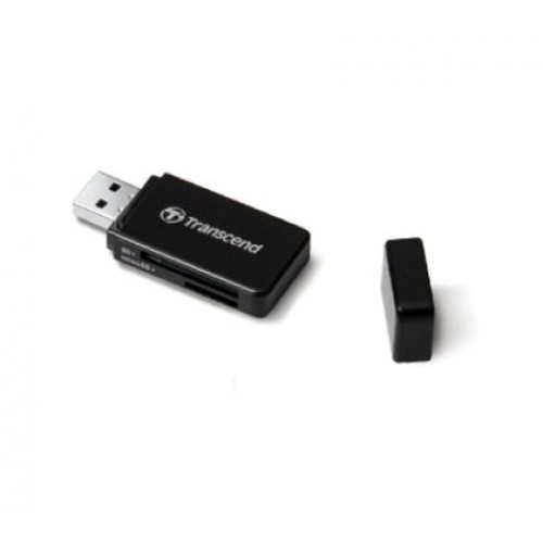 Четец за карти Transcend SD/microSD Card Reader, USB 3.0/3.1 Gen 1, Black-1