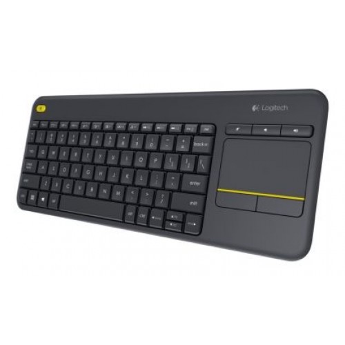 Клавиатура Logitech Wireless Touch Keyboard K400 Plus Black