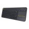 Клавиатура Logitech Wireless Touch Keyboard K400 Plus Black