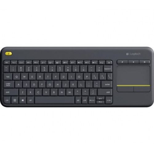 Клавиатура Logitech Wireless Touch Keyboard K400 Plus Black-1