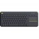 Клавиатура Logitech Wireless Touch Keyboard K400 Plus Black
