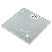 Везна Beurer GS 10 Glass bathroom scale Gray; Automatic switch-off, overload indicator; 180 kg / 100 g