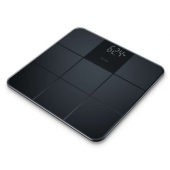 Везна Beurer GS 235 Black Glass bathroom scale non-slip surface; Automatic switch-off, overload indicator; height 2.7 cm; 180 kg / 100 g  5 years warranty