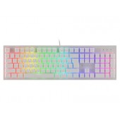 Клавиатура Genesis Gaming Keyboard Thor 303 White RGB Backlight US Layout Brown Switch