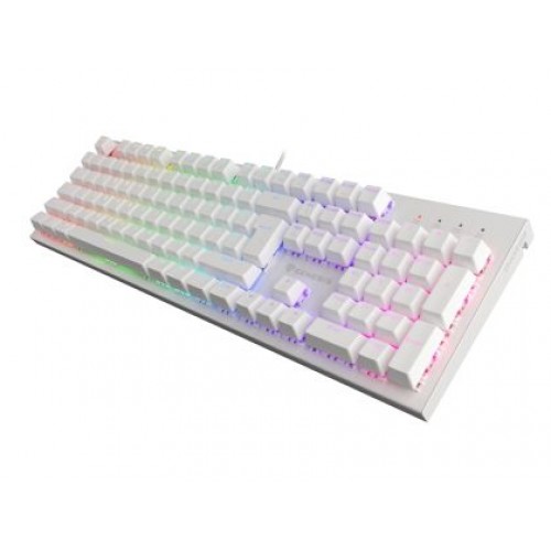 Клавиатура Genesis Gaming Keyboard Thor 303 White RGB Backlight US Layout Brown Switch-3