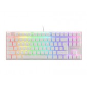 Клавиатура Genesis Gaming Keyboard Thor 303 TKL White RGB Backlight US Layout Brown Switch