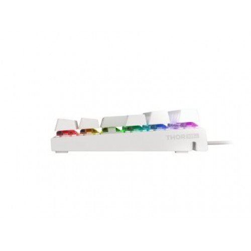 Клавиатура Genesis Gaming Keyboard Thor 303 TKL White RGB Backlight US Layout Brown Switch-4