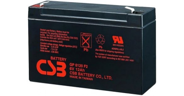 Батерия CSB - Battery 6V 12Ah
