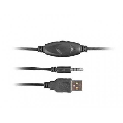 Слушалки Fury Gaming Headset Phantom Black-Blue-3