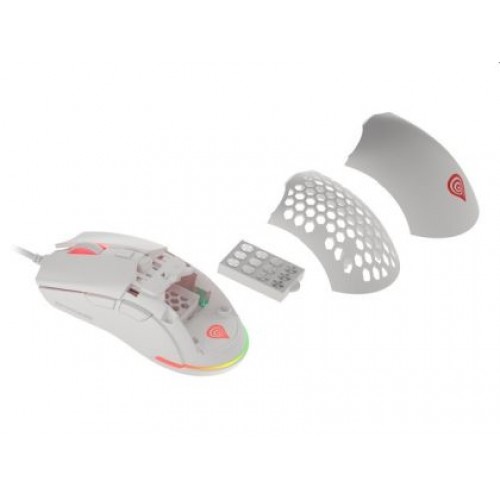 Мишка Genesis Gaming Mouse Krypton 8000DPI RGB Ultralight White PAW3333-1