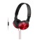 Слушалки Sony Headset MDR-ZX310AP red