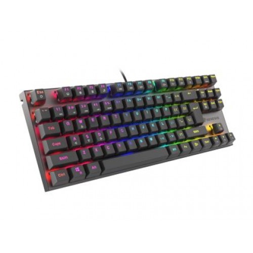 Клавиатура Genesis Mechanical Gaming Keyboard Thor 303 TKL RGB Backlight Red Switch US Layout Black-1